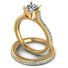 Round Diamonds 0.75CT Bridal Set in 14KT Rose Gold