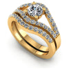 Round Diamonds 0.95CT Bridal Set in 14KT White Gold