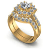Round Diamonds 1.35CT Bridal Set in 14KT White Gold