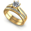 Round Diamonds 0.70CT Bridal Set in 14KT White Gold