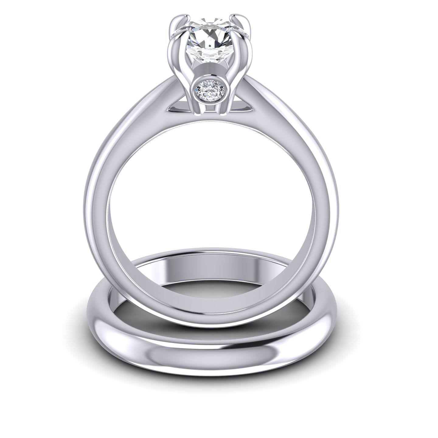 Bridal Sets 0.45-1.60CT Round Cut Diamonds