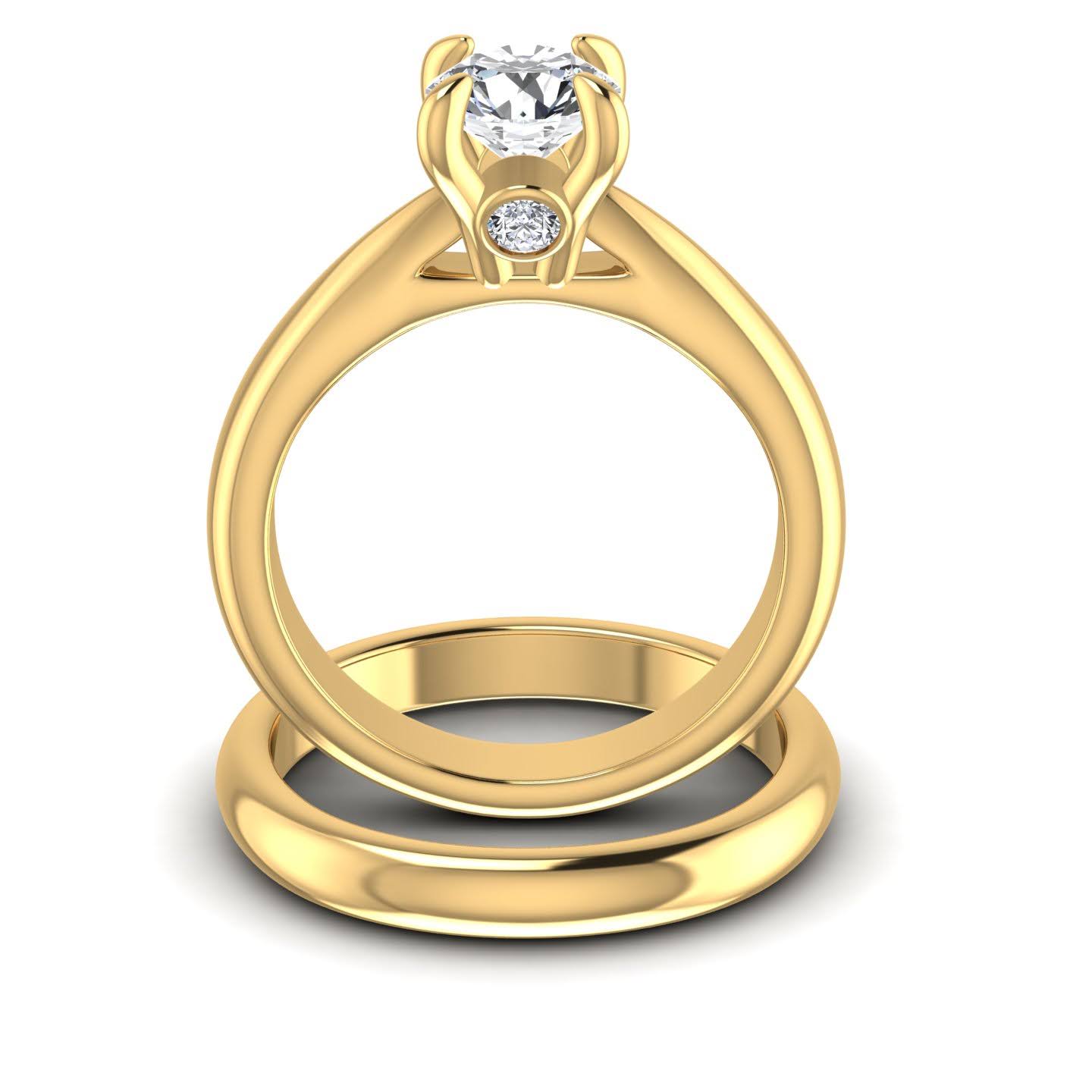 Bridal Sets 0.45-1.60CT Round Cut Diamonds