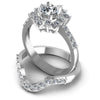Round Diamonds 1.35CT Bridal Set in 14KT Rose Gold