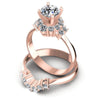 Round Diamonds 1.25CT Bridal Set in 18KT Rose Gold
