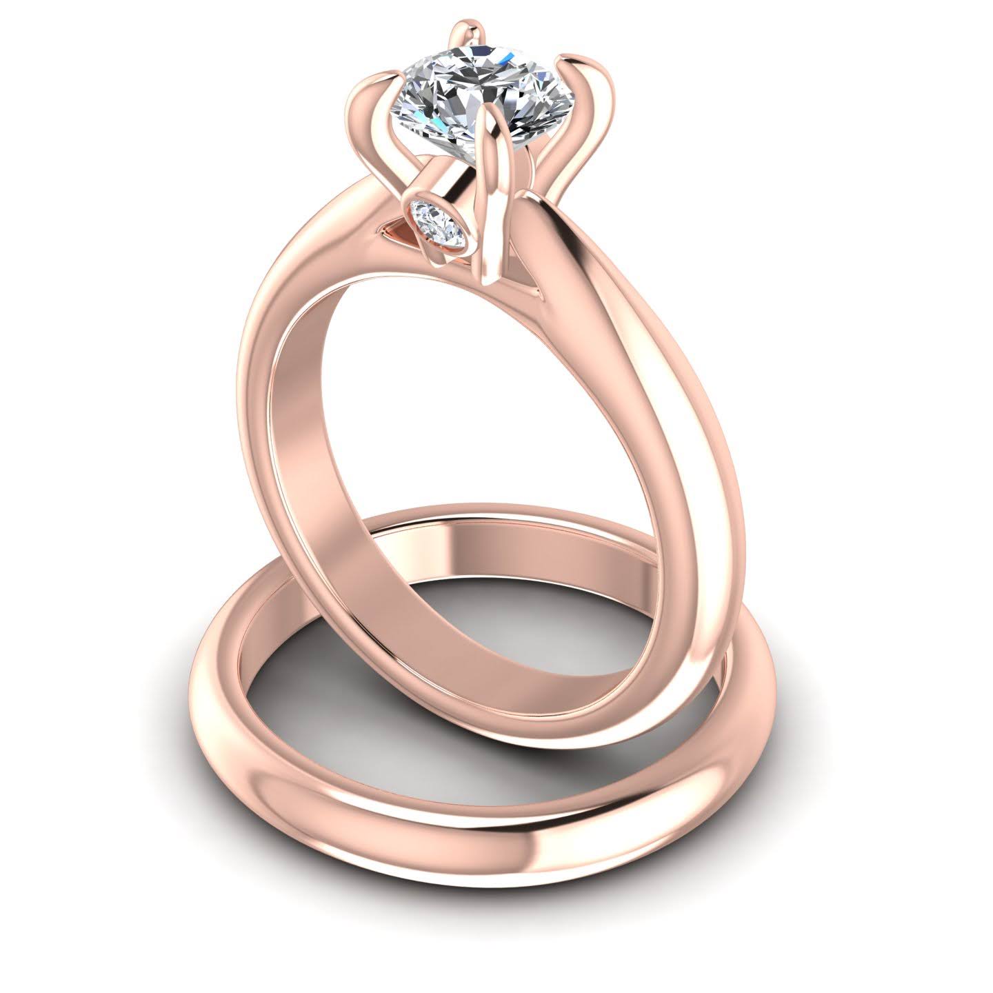 Bridal Sets 0.45-1.60CT Round Cut Diamonds