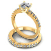 Round Diamonds 0.95CT Bridal Set in 14KT Rose Gold