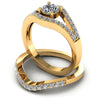 Round Diamonds 0.95CT Bridal Set in 14KT Rose Gold