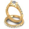 Round Diamonds 1.00CT Bridal Set in 14KT Rose Gold