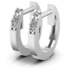 Round Diamonds 0.10CT Earring in 14KT White Gold