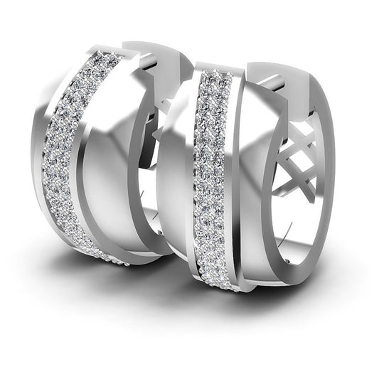 Round Diamonds 0.50CT Earring in 14KT White Gold
