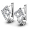 Round Diamonds 0.60CT Earring in 14KT White Gold