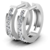 Round Diamonds 0.20CT Earring in 14KT White Gold