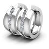 Round Diamonds 0.60CT Earring in 14KT White Gold