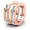 Round Diamonds 0.20CT Earring in 18KT White Gold