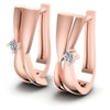 Round Diamonds 0.10CT Earring in 18KT White Gold