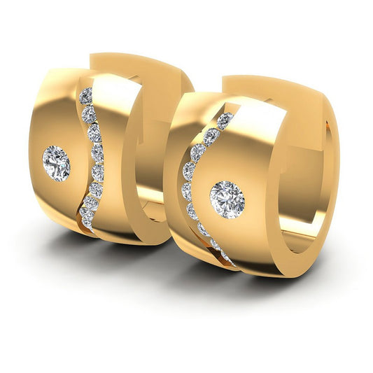 Round Diamonds 0.50CT Earring in 14KT White Gold