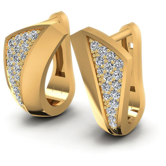 Round Diamonds 0.50CT Earring in 14KT White Gold
