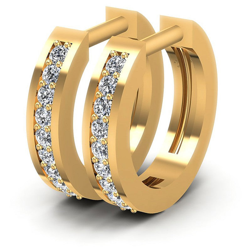 Round Diamonds 0.20CT Earring in 14KT White Gold