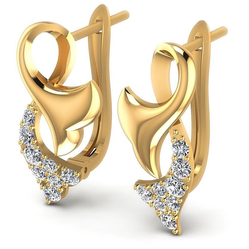 Round Diamonds 0.50CT Earring in 14KT White Gold