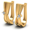 Round Diamonds 0.10CT Earring in 14KT White Gold
