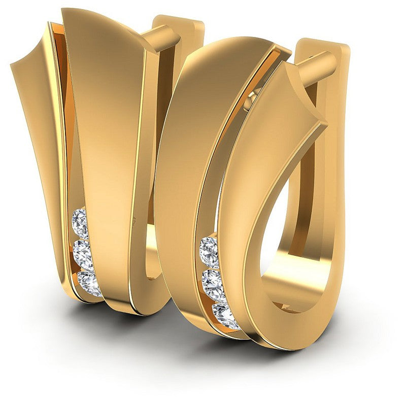 Round Diamonds 0.30CT Earring in 14KT White Gold