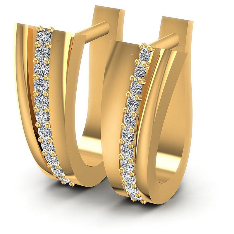 Round Diamonds 0.30CT Earring in 14KT White Gold