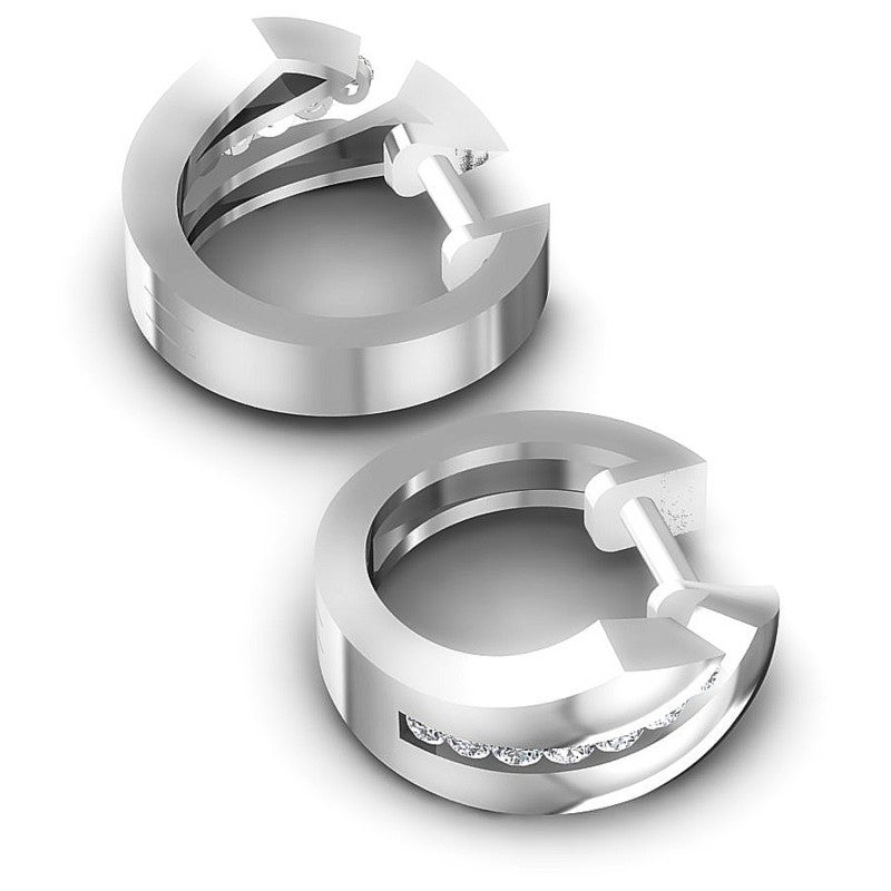 Round Diamonds 0.30CT Earring in 14KT Yellow Gold