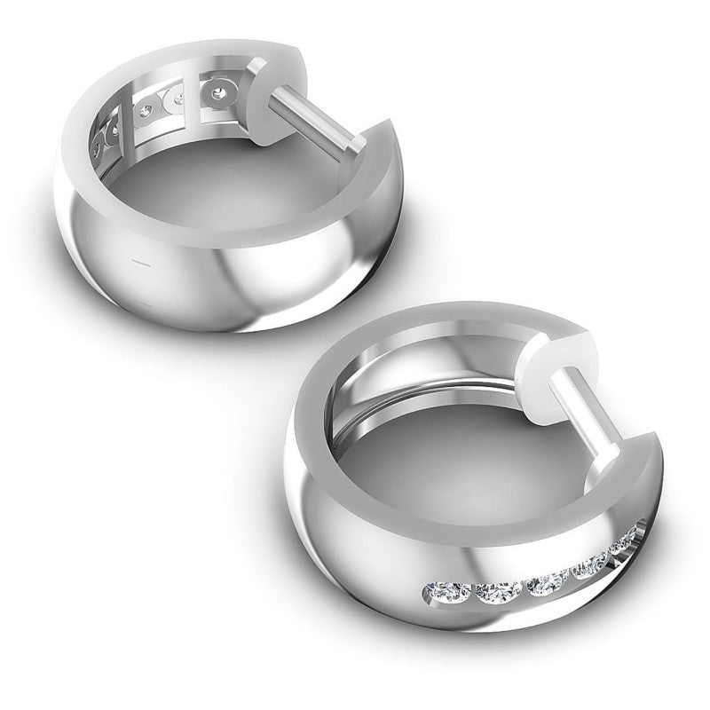 Round Diamonds 0.20CT Earring in 14KT Yellow Gold