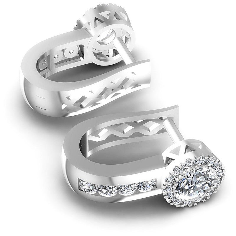 Round Diamonds 1.40CT Earring in 14KT Yellow Gold