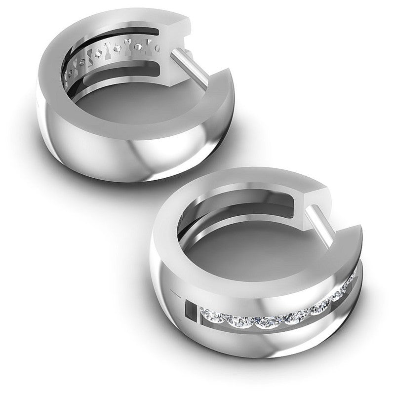 Round Diamonds 0.60CT Earring in 14KT Yellow Gold