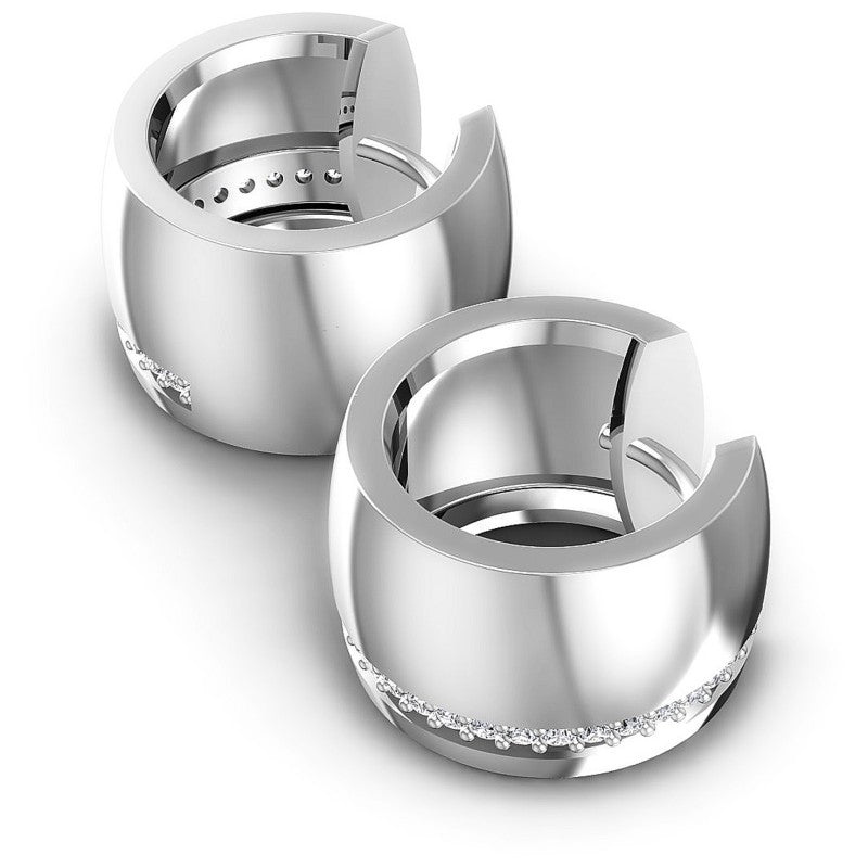 Round Diamonds 0.30CT Earring in 14KT Yellow Gold