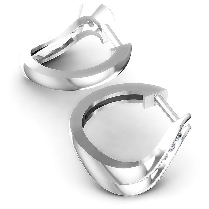 Round Diamonds 0.30CT Earring in 14KT Yellow Gold