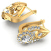 Round Diamonds 1.60CT Earring in 14KT Yellow Gold