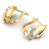 Round Diamonds 0.20CT Earring in 14KT Yellow Gold