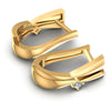Round Diamonds 0.10CT Earring in 14KT Yellow Gold