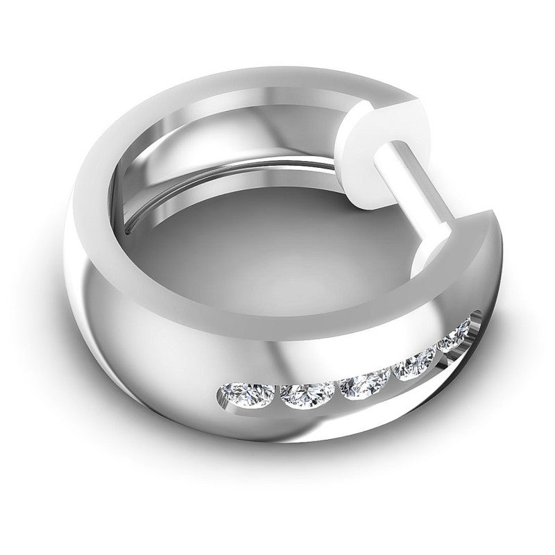 Round Diamonds 0.20CT Earring in 14KT Rose Gold