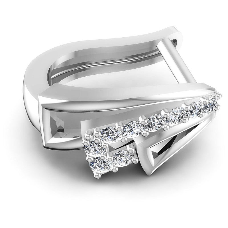 Round Diamonds 0.40CT Earring in 14KT Rose Gold