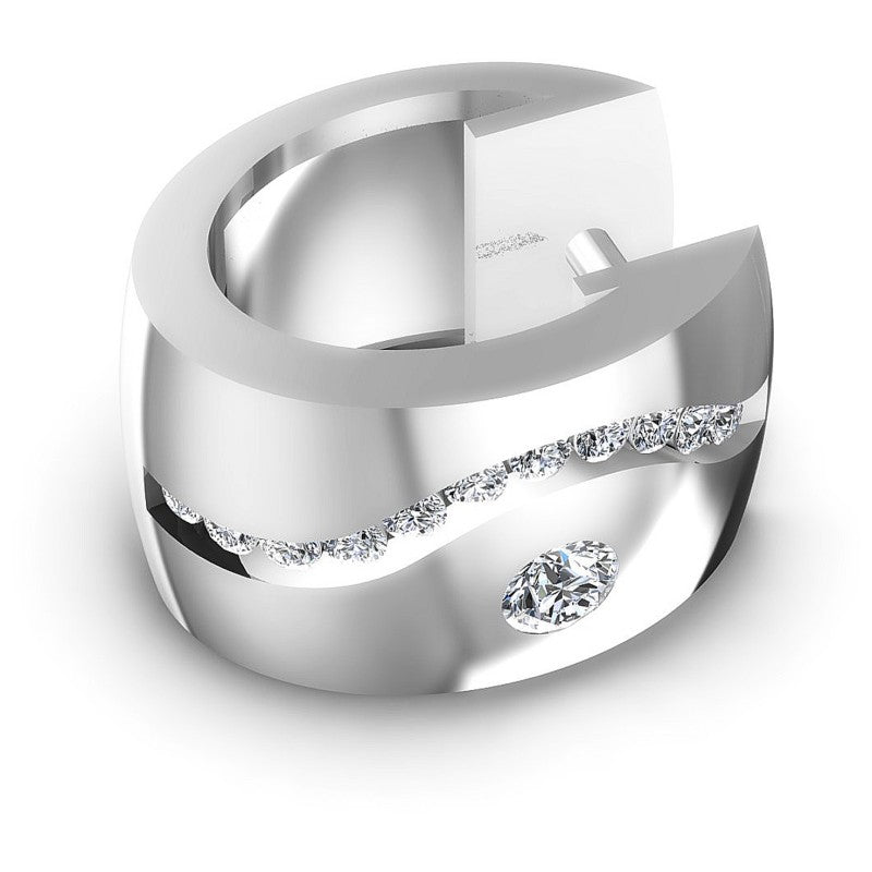 Round Diamonds 0.50CT Earring in 14KT Rose Gold