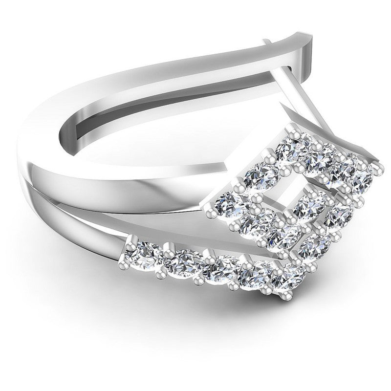 Round Diamonds 0.60CT Earring in 14KT Rose Gold
