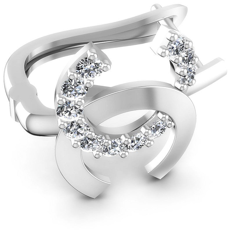 Round Diamonds 0.40CT Earring in 14KT Rose Gold