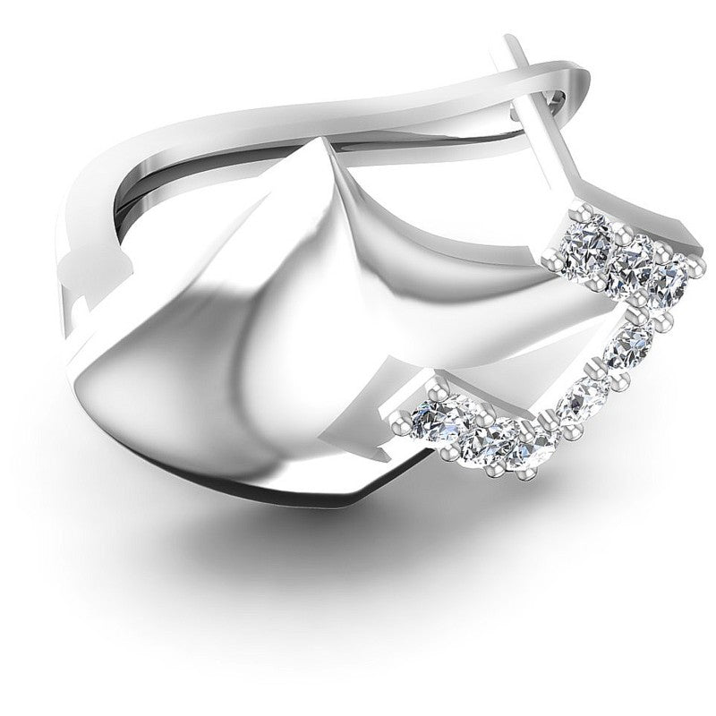 Round Diamonds 0.30CT Earring in 14KT Rose Gold