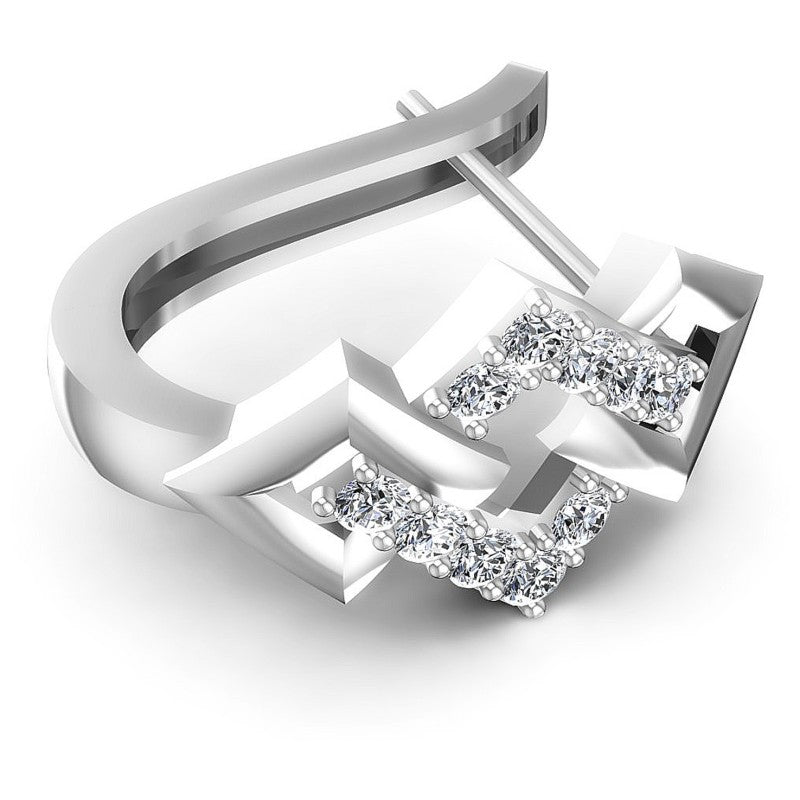Round Diamonds 0.40CT Earring in 14KT Rose Gold