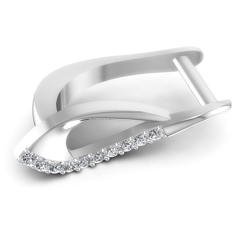 Round Diamonds 0.10CT Earring in 14KT Rose Gold