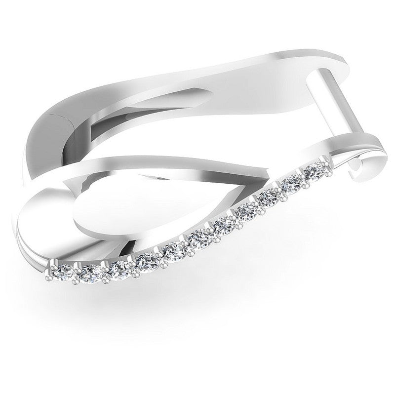 Round Diamonds 0.20CT Earring in 14KT Rose Gold