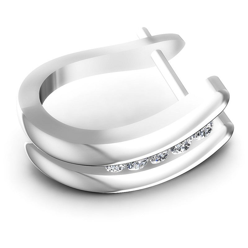 Round Diamonds 0.50CT Earring in 14KT Rose Gold
