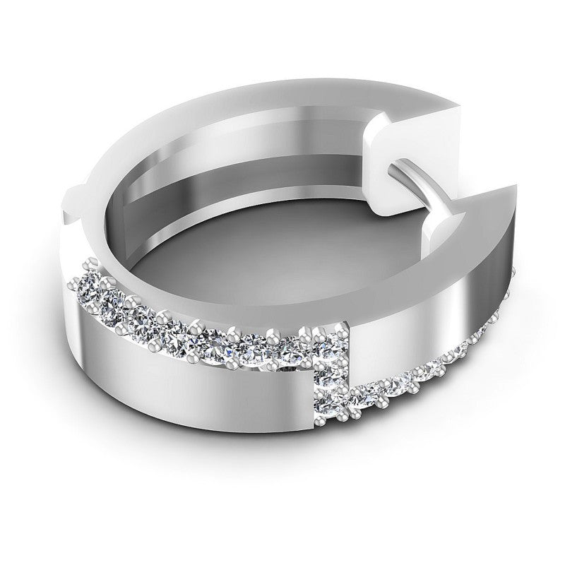Round Diamonds 0.50CT Earring in 14KT Rose Gold