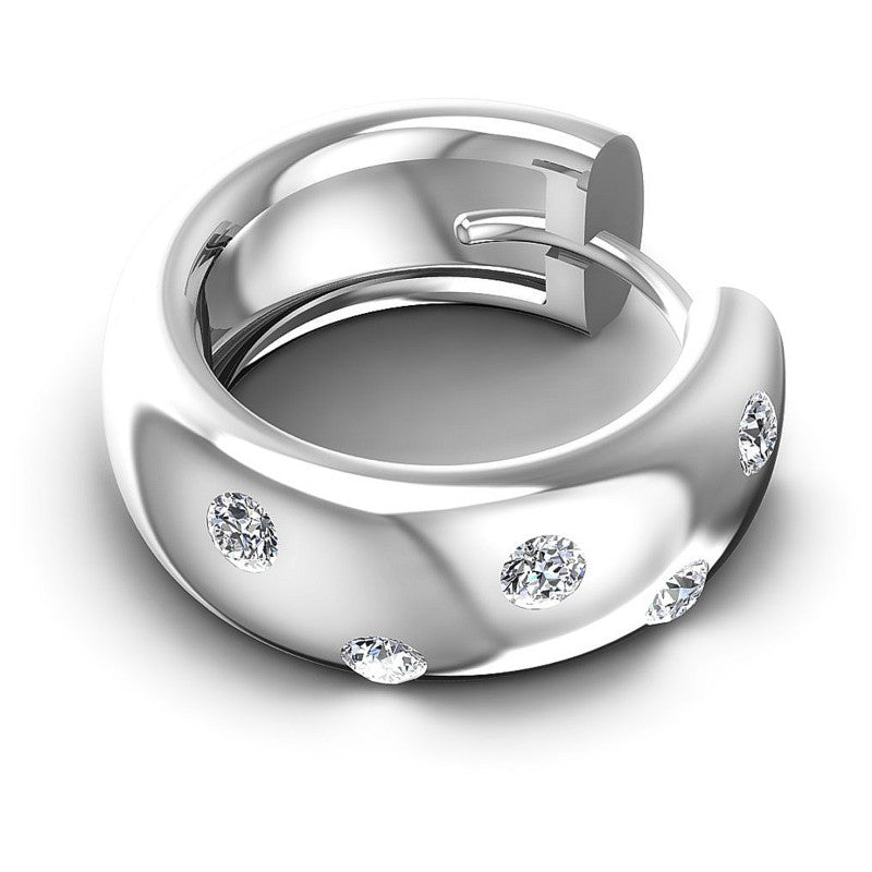 Round Diamonds 0.20CT Earring in 14KT Rose Gold