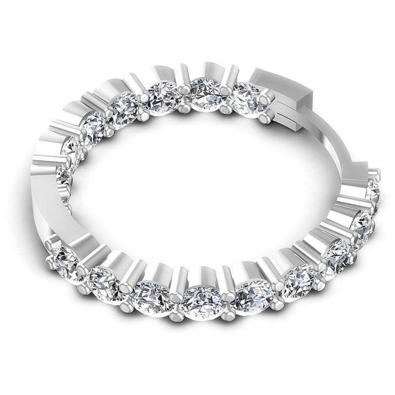 Round Diamonds 1.20CT Earring in 14KT Rose Gold