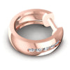 Round Diamonds 0.20CT Earring in 18KT Rose Gold