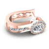 Round Diamonds 1.40CT Earring in 18KT Rose Gold